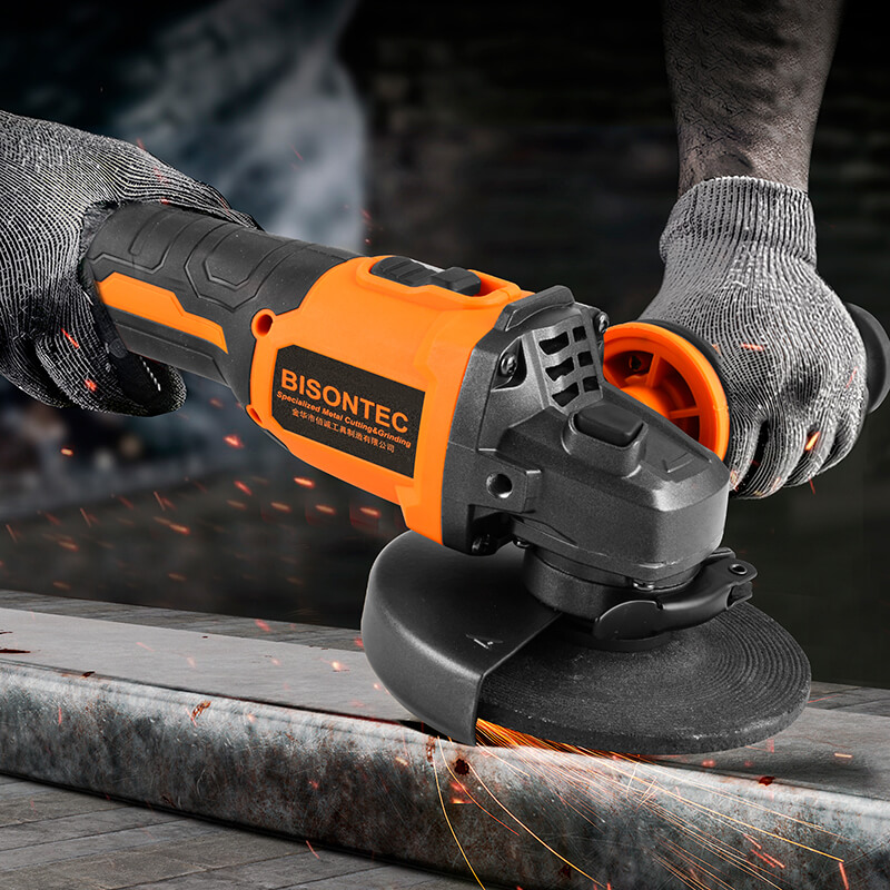 BISONTEC BW125-2 : 5in. 40V DC Brushless Angle Grinder
